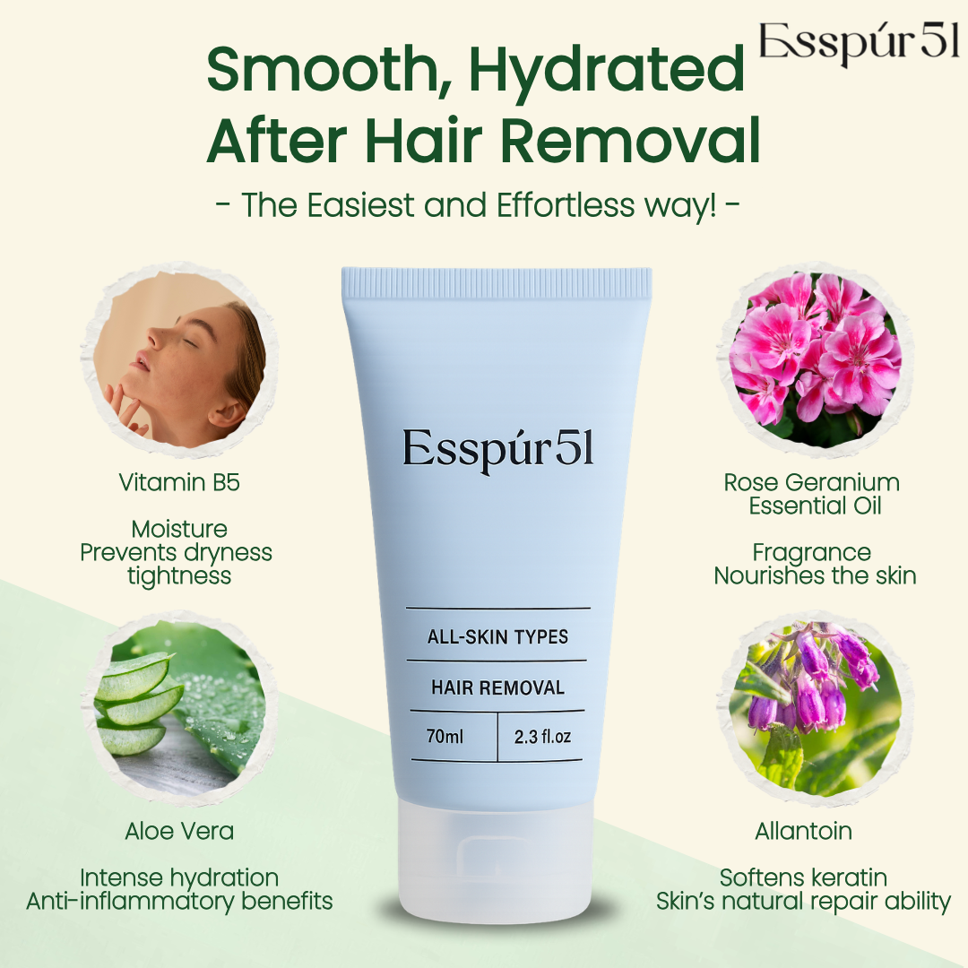 SET C - Removal Cream x3 + Aloe Vera x2